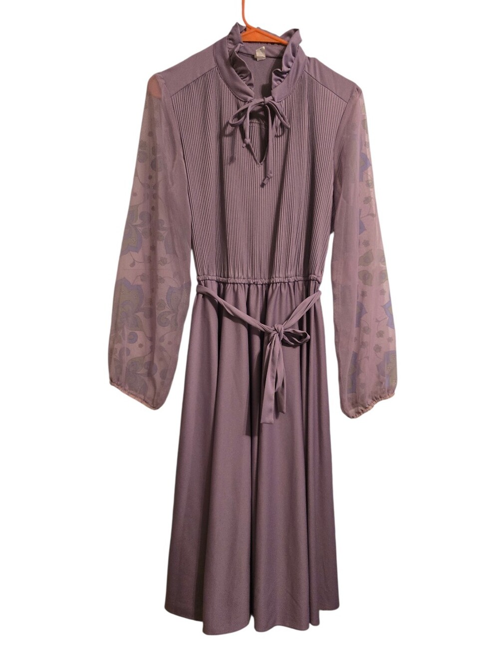 Vintage | Light Purple Midi Dress